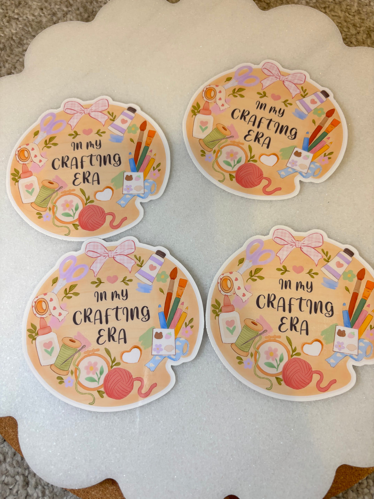 In My Crafting Era Sticker