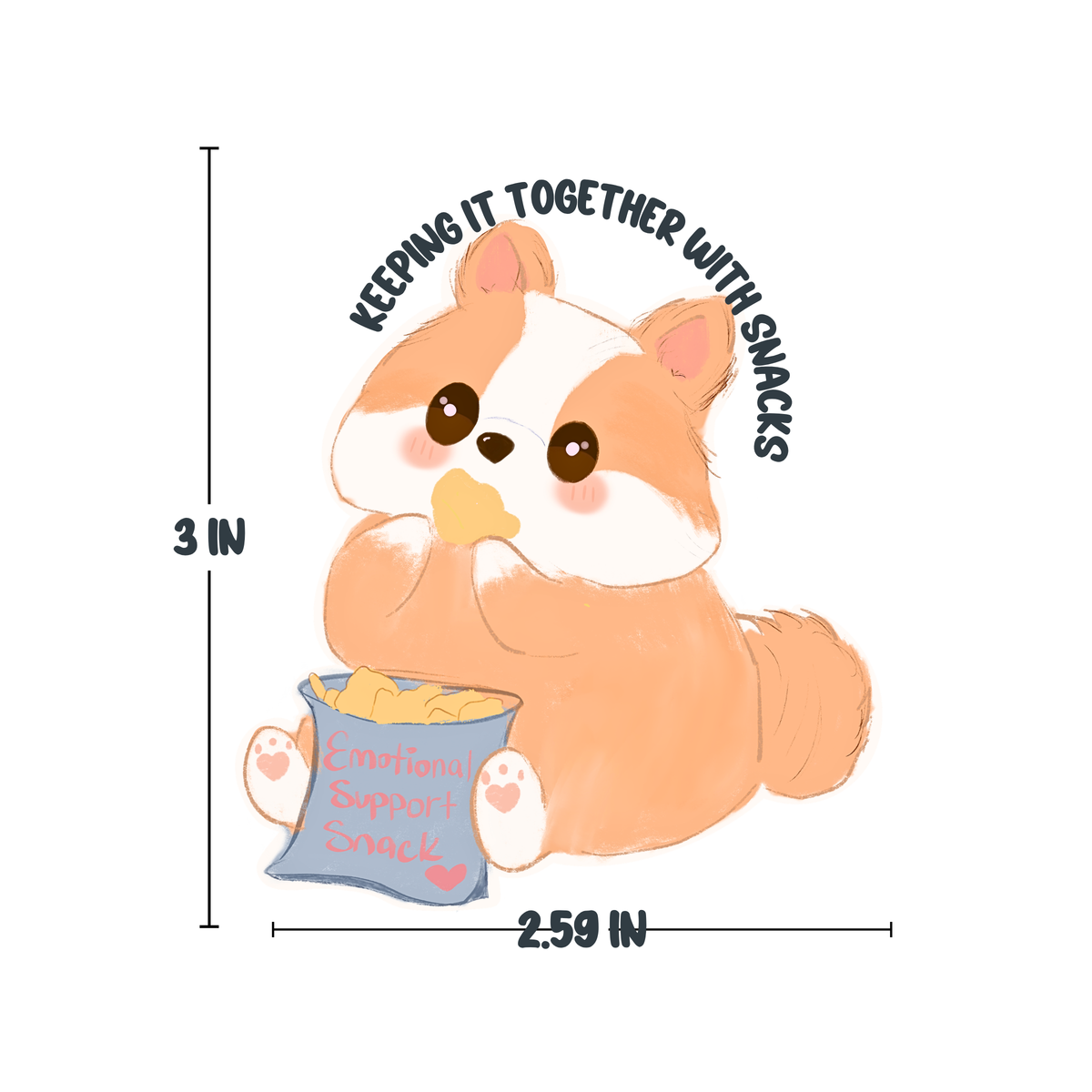 Cozy Self-Care Dog Die-Cut Stickers