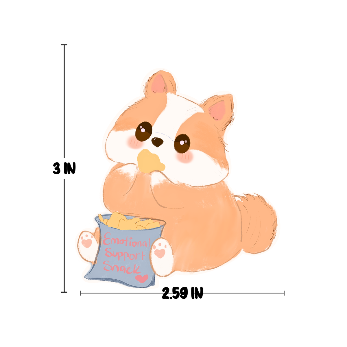 Cozy Self-Care Dog Die-Cut Stickers