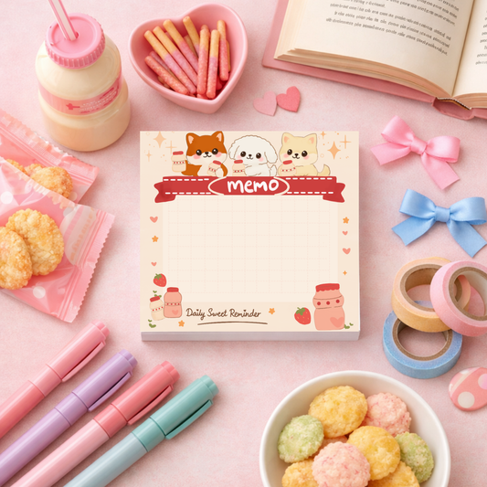 Daily Sweet Reminder Yogurt Memo Pad